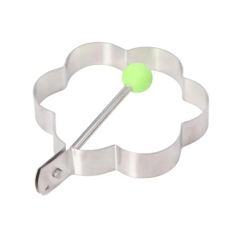 

Steel 10Style Fried Egg Pancake Shaper Omelette Mould Cooking Accessories Egg Gadget Frying Mold Tools Kitchen L1Q9