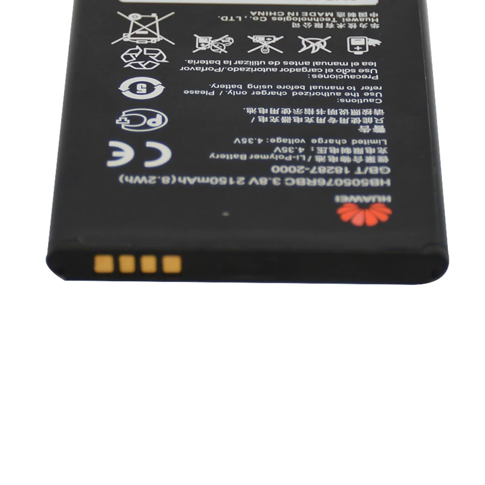 

20pcs/lot Battery HB505076RBC For Huawei Y3 ii Y3II-U22 G606 G610 G610S G700 G710 G716 A199 C8815 Y610 Original Batteria 2150mAh