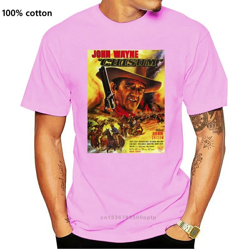 

JOHN WAYNE CHISUM POSTER Black T-Shirt M L XL XXL XXXL