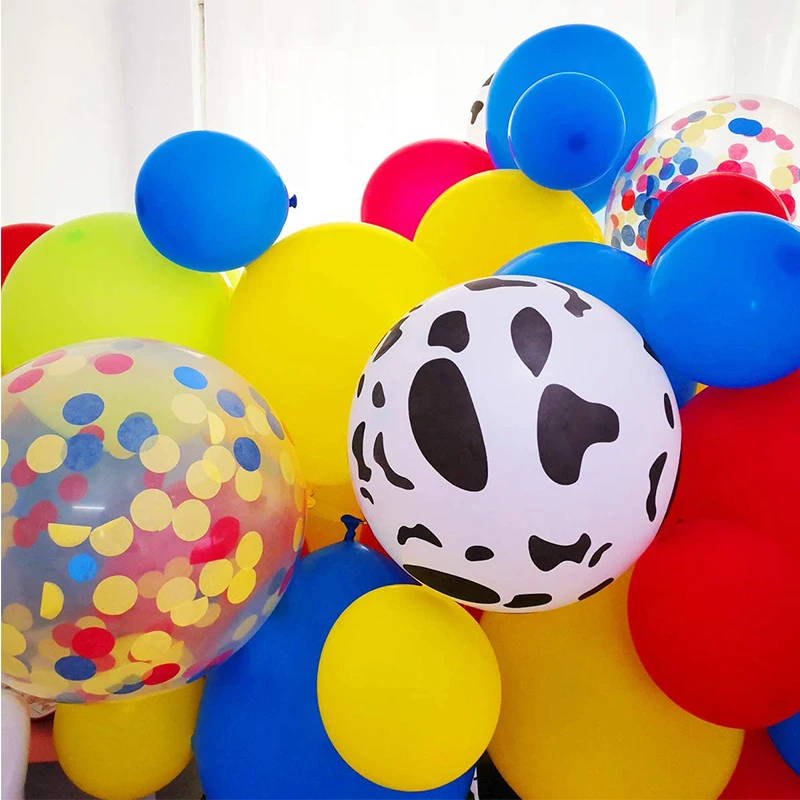 Disney История игрушек воздушный шар арка фотоэлемент облако корова красный желтый