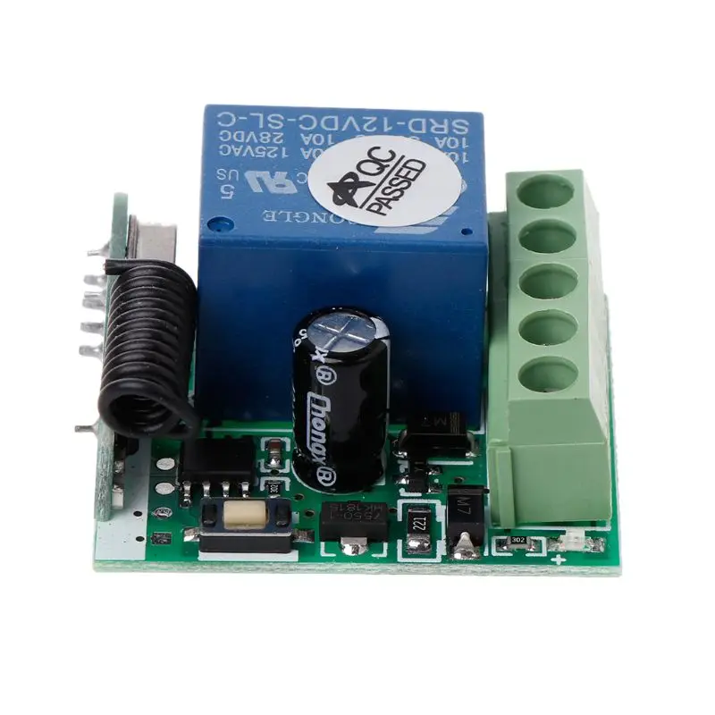 Беспроводной переключатель с дистанционным управлением 12 В 315 МГц 1 канальный