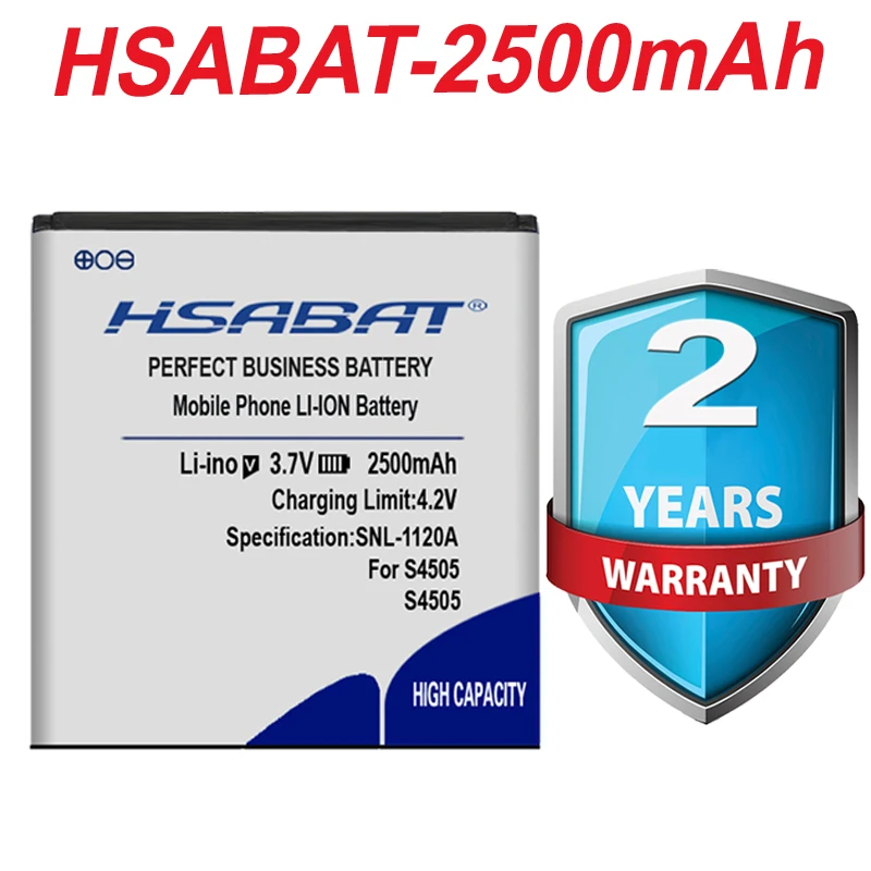 Новый аккумулятор HSABAT Top Brand 0 Cycle для DNS S4505 S4505M с номером