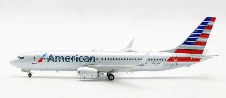 Inflight AMERICAN BOEING 737 MAX 1/200 diecast plane model aircraft N324RA |
