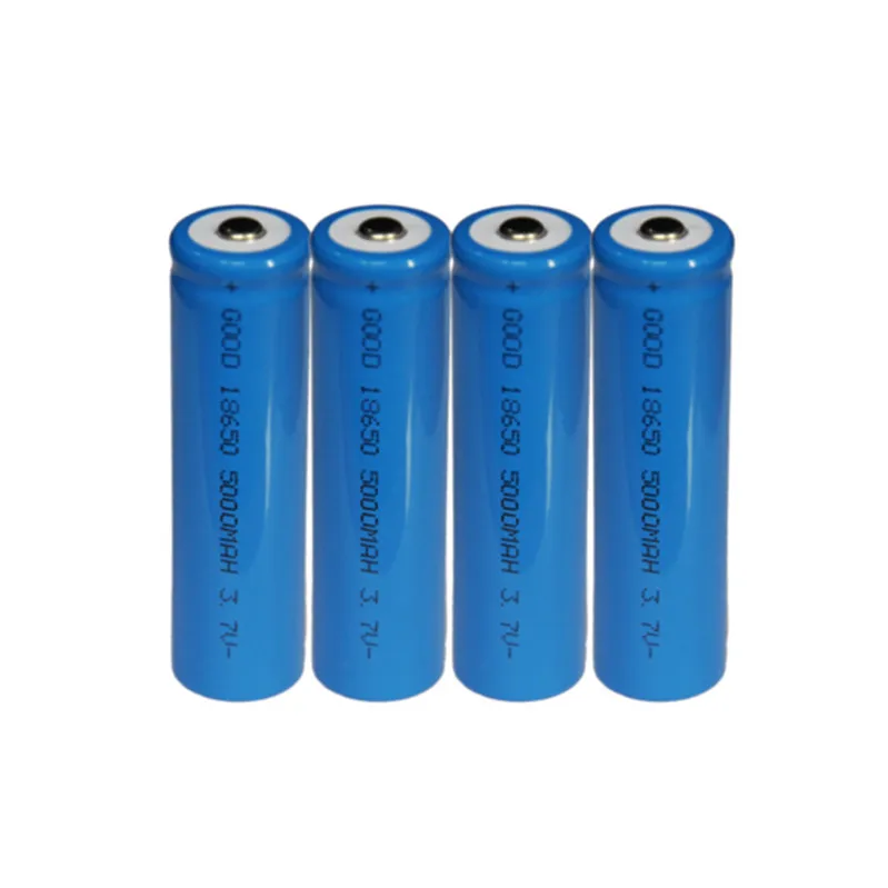 

4PCS 3.7V 5000mAh 18650 Battery Li Ion Rechargeable Large Capacity Battery Flashlight Hot New Hot Power Large