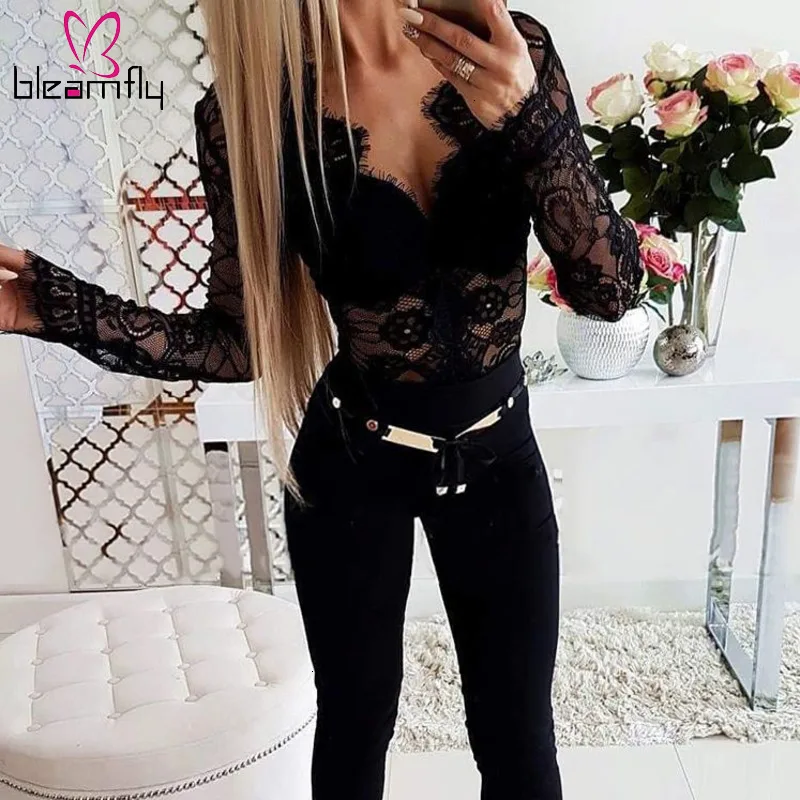 2019 Женский Элегантный Модный сексуальный комбинезон из кусков облегающий