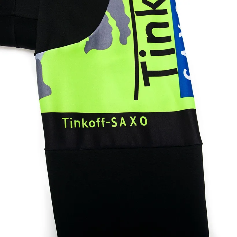 

2021 Tink Off Breathable Men's Green Cycling Jerseys Spring Mountain Road Bicycle Long Sleeve Shirt Padded Pants Comfortable