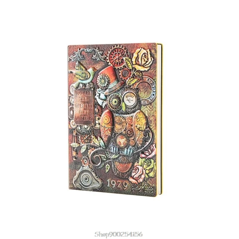 

Creative Mechanical Owl Embossed A5 Leather Notebook Journal Notepad Travel Diary Planner School Office Supplies N18 20 Dropship