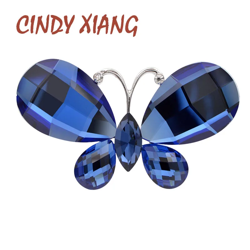 Женская Брошь в виде бабочки CINDY XIANG модная брошь насекомого 2 цвета подарок|Броши|