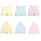 2020 Eslatic хлопок детские шапки и шляпы для новорожденных в расцветках сладкой ваты, Цвет мальчик шапки для девочек модные уши шапки для малышей флисовая верхняя одежда для детей, теплые вязаные шапки C