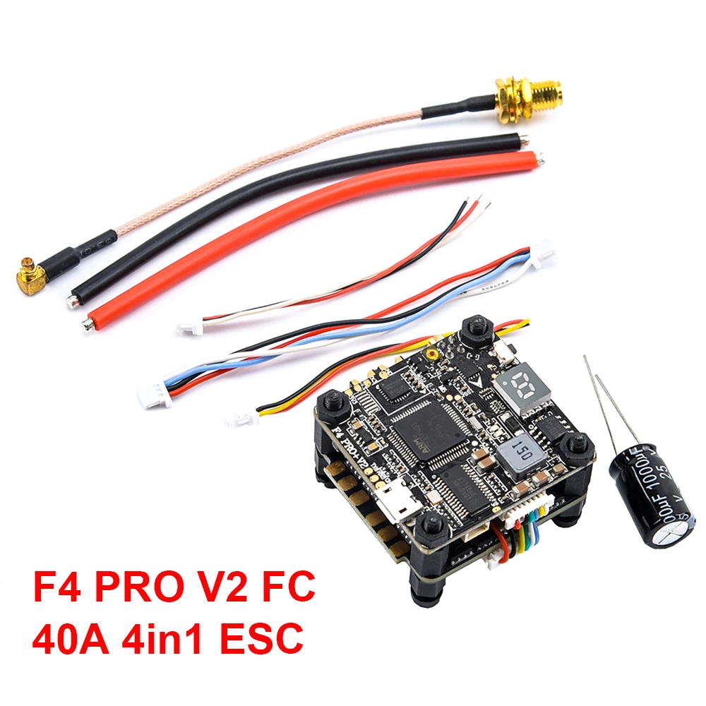 Mamba F405 / F4 PRO V2 Контроллер полета 30A 40A 4 в 1 ESC BLHeli_S бесщеточный поддержка Oneshot Multishot