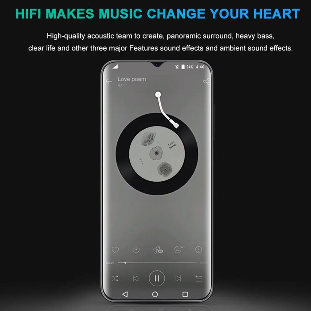 M80 2 + 16 Гб 6 7 дюймовый экран в форме капли воды отпечаток лица смартфон с