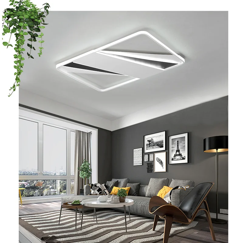 Светодиодный ная светодиодная люстра светильник гостиной простая атмосферная