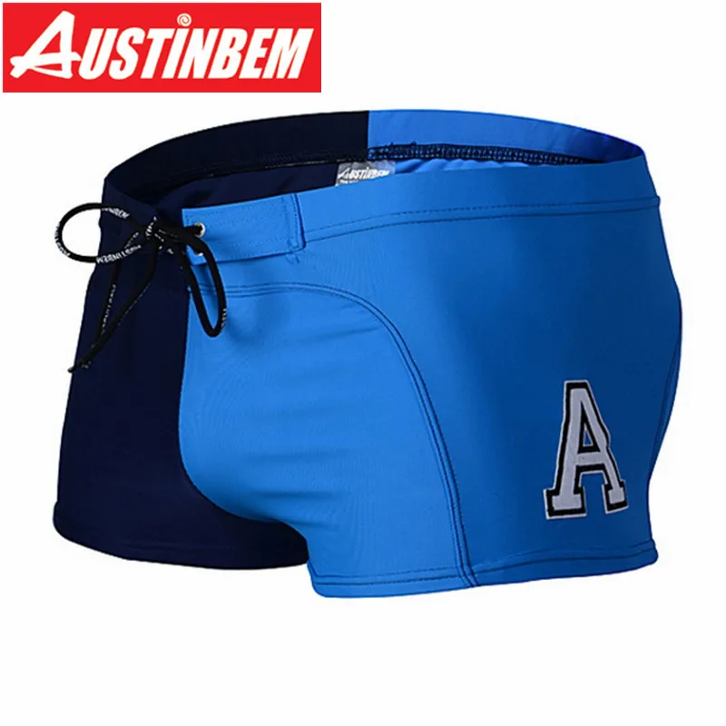Купальные костюмы AUSTINBEM, мужская спортивная одежда, Natacao Dos Ho, мужские купальные костюмы, спортивная одежда, сшитые плавки, Banador Hombre