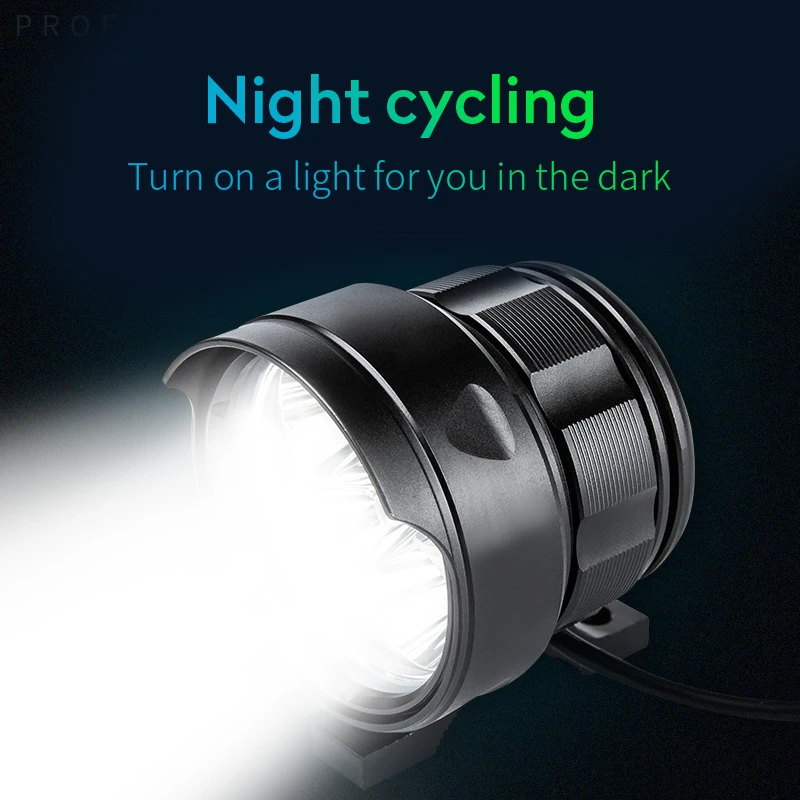Велосипедный передний светильник водонепроницаемый 40000 люмен 16 * XML T6