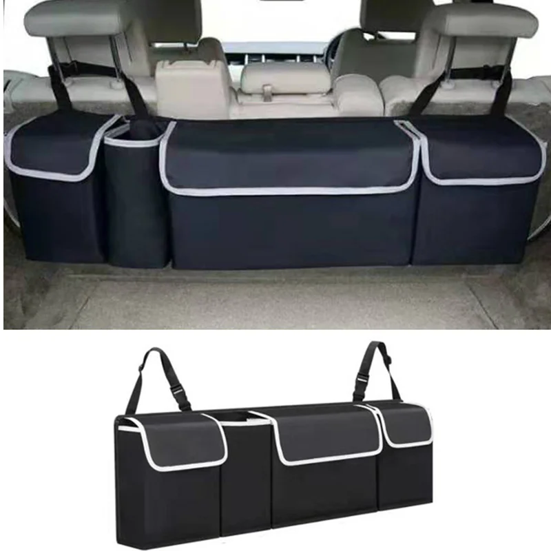 

Car Backseat Sundries Storage Bag Hanging Auto Trunk Organizer Pocket Multi-Pocket Stowing Bags Automobiles Accessories