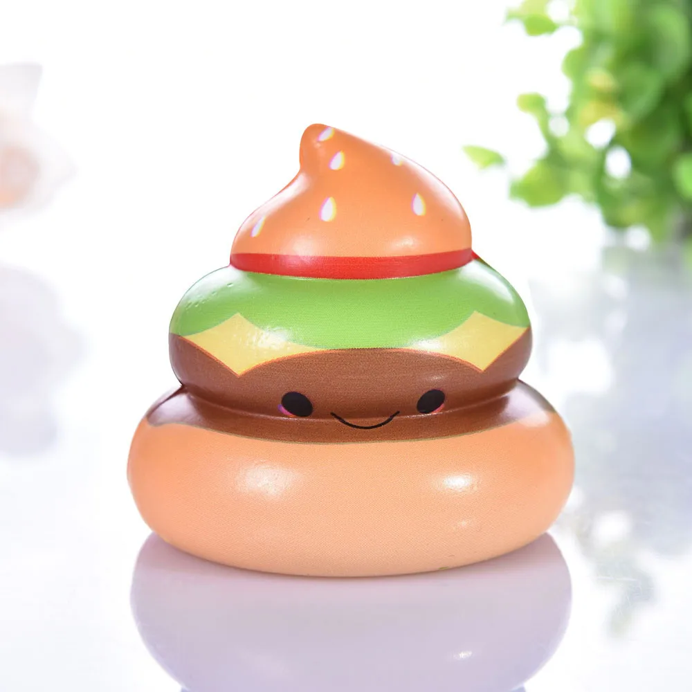 Игрушки для отдыха декоратора Squishies Kawaii с принтом Yummy Еда ПУ медленно