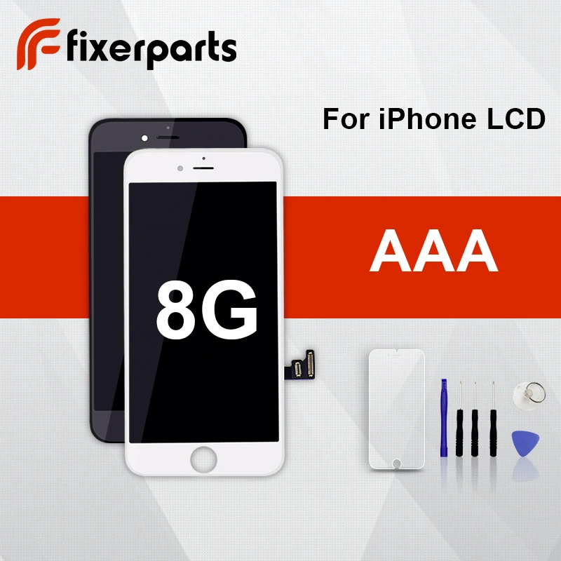 1 шт класс AAA lcd для iphone 8 дисплей сенсорный экран дигитайзер Замена полная сборка для iphone 8 lcd с бесплатным подарком