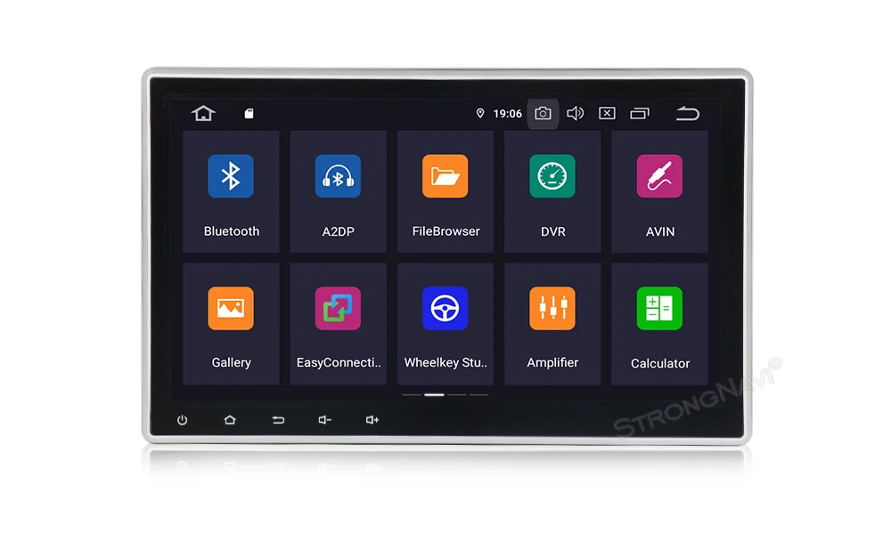 Ips DSP 1din 4+ 64G Android 9,0 автомобильный мультимедийный плеер стерео радио для 10,1 дюймов Универсальный gps навигация wifi BT