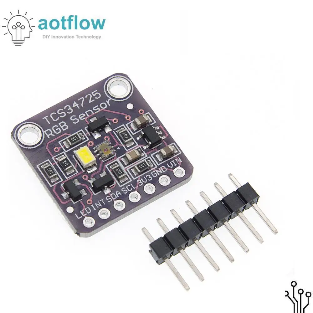 Цветовой датчик CJMCU-34725 TCS34725 цветной RGB модуль платы разработки arduino stm32 stm8 esp esp32