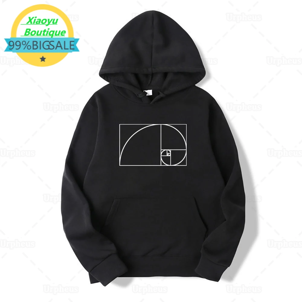 

Golden Ratio Fibonacci Print Hoodie Funny Design Science Math Engineering Hoodies Sweatershirt