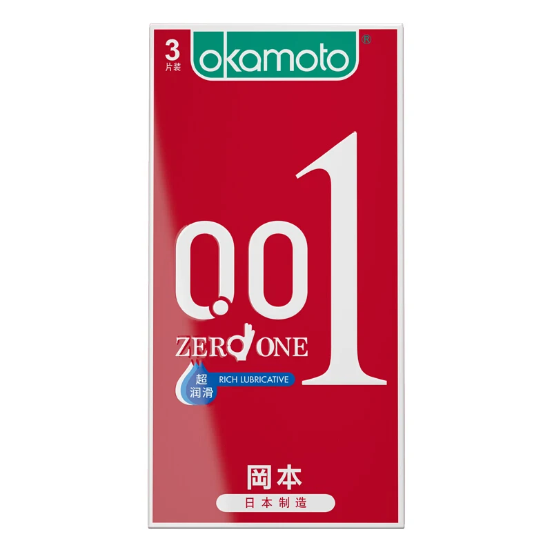 Okamoto Zero One rich смазочный полиуретановый презерватив интимные товары контрацепция