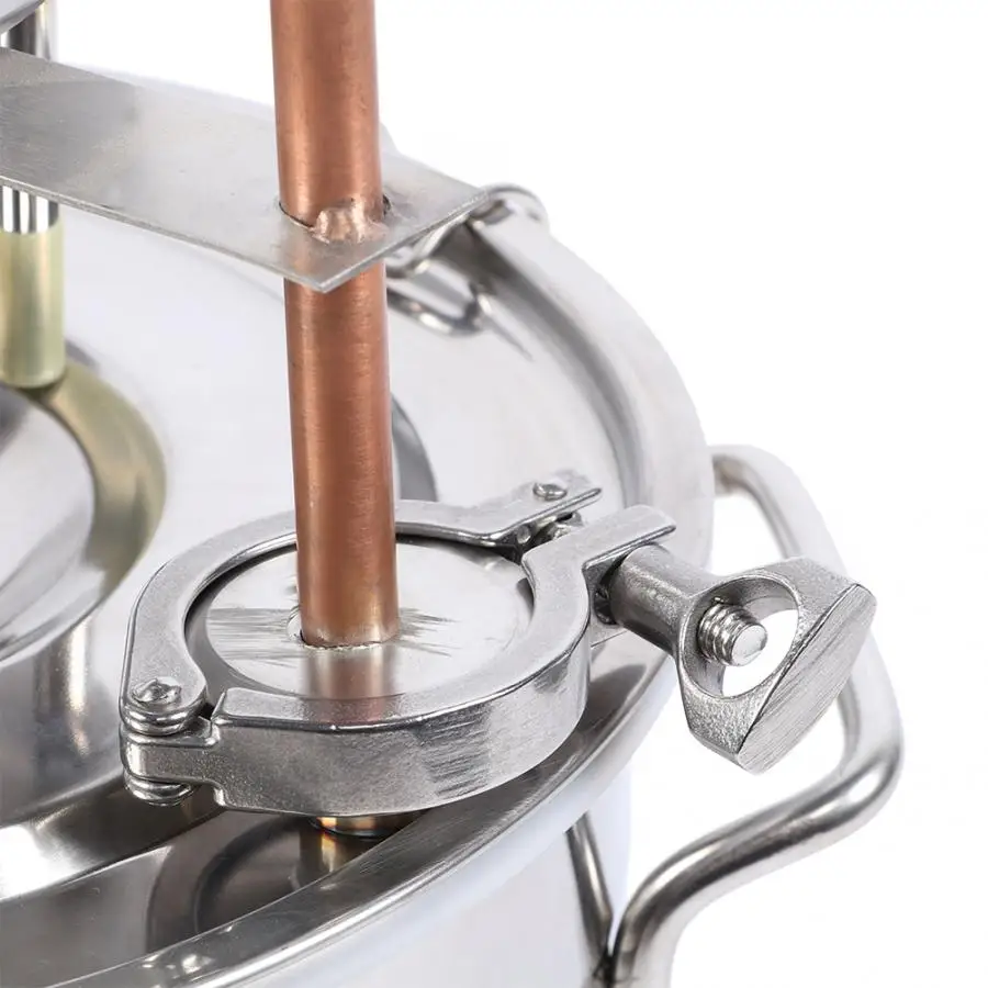 Дистиллятор DIY для дома 12 л медная трубка изготовления спирта воды вина виски