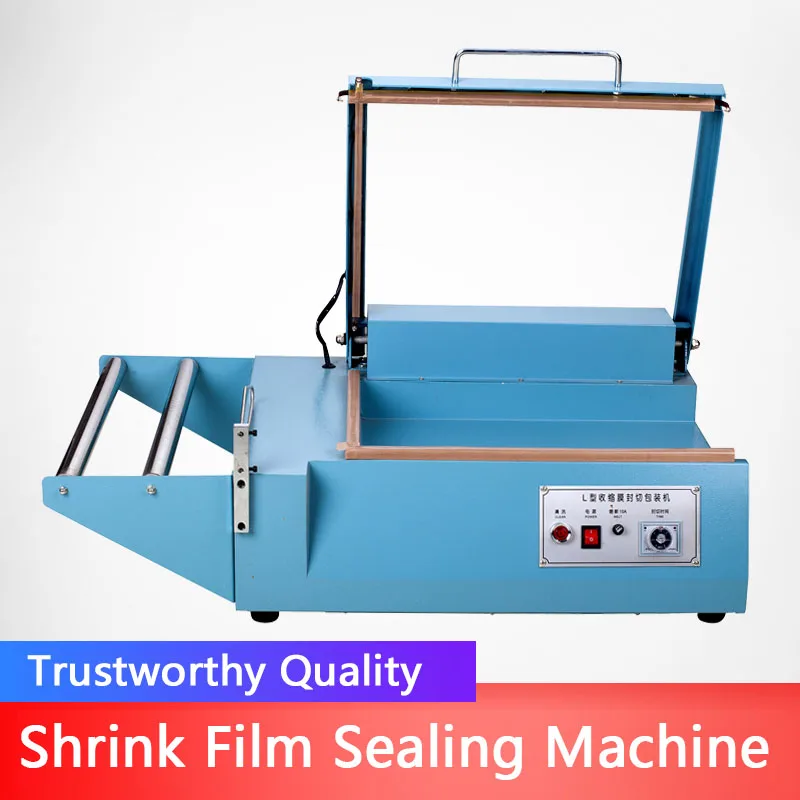 

FQL-380 термоусадочная пленка упаковочная бумага автомат для резки и пайки Электрический термоусадочная пленка пластиковая упаковка гермети...