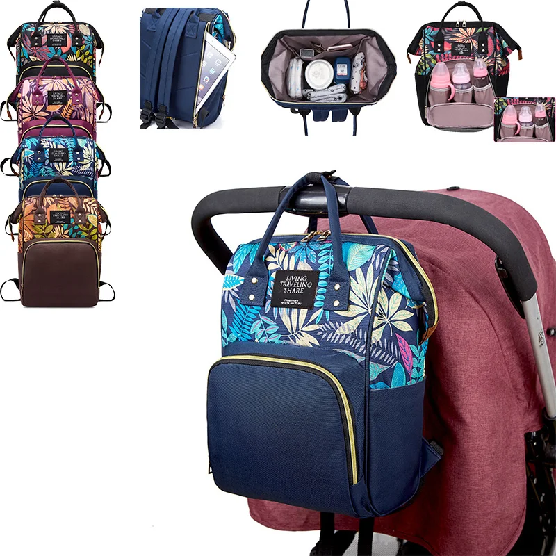 

Вместительная сумка для подгузников, уличный дорожный ранец для мам, сумка для ухода за детьми