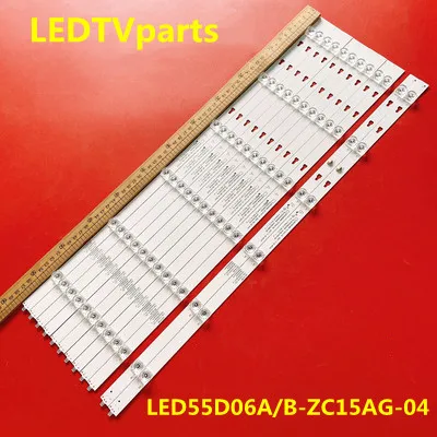 

LED Backlight strip 6 Lamps For Haier 55'' TV Q55X31J LE55Q6500U LED55D06A-ZC15AG-04 LED55D06B-ZC15AG-04 30355006205