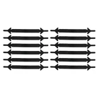 12 шт., силиконовые эластичные шнурки для кроссовок