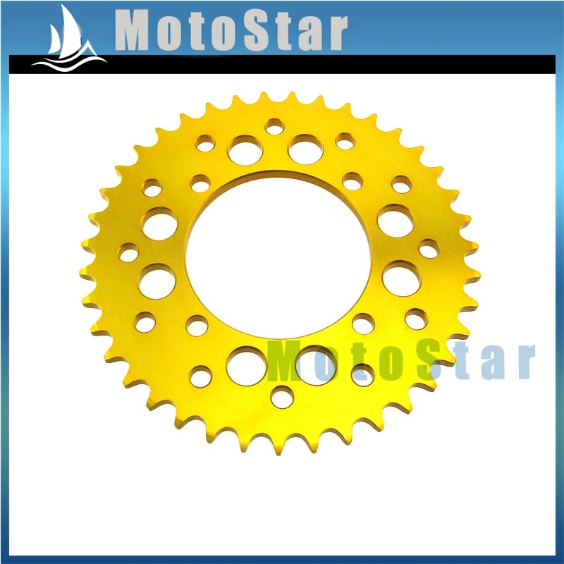 428 39 зубьев 76 мм алюминиевая заготовка Задняя звездочка для 50cc 190cc Braaap Atomic Pitpro Pitster