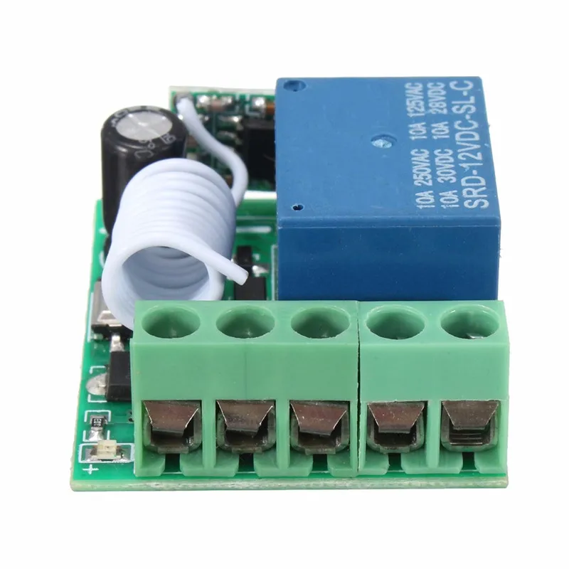 100M DC 12V 10A 1Ch беспроводное реле RF дистанционное управление переключатель