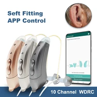digital hearing aids 10 channels hearing aid mobile phone app program fitting sf101 sound amplifier