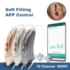 Цифровые слуховые аппараты с Bluetooth 10-канальный звуковой усилитель SF101