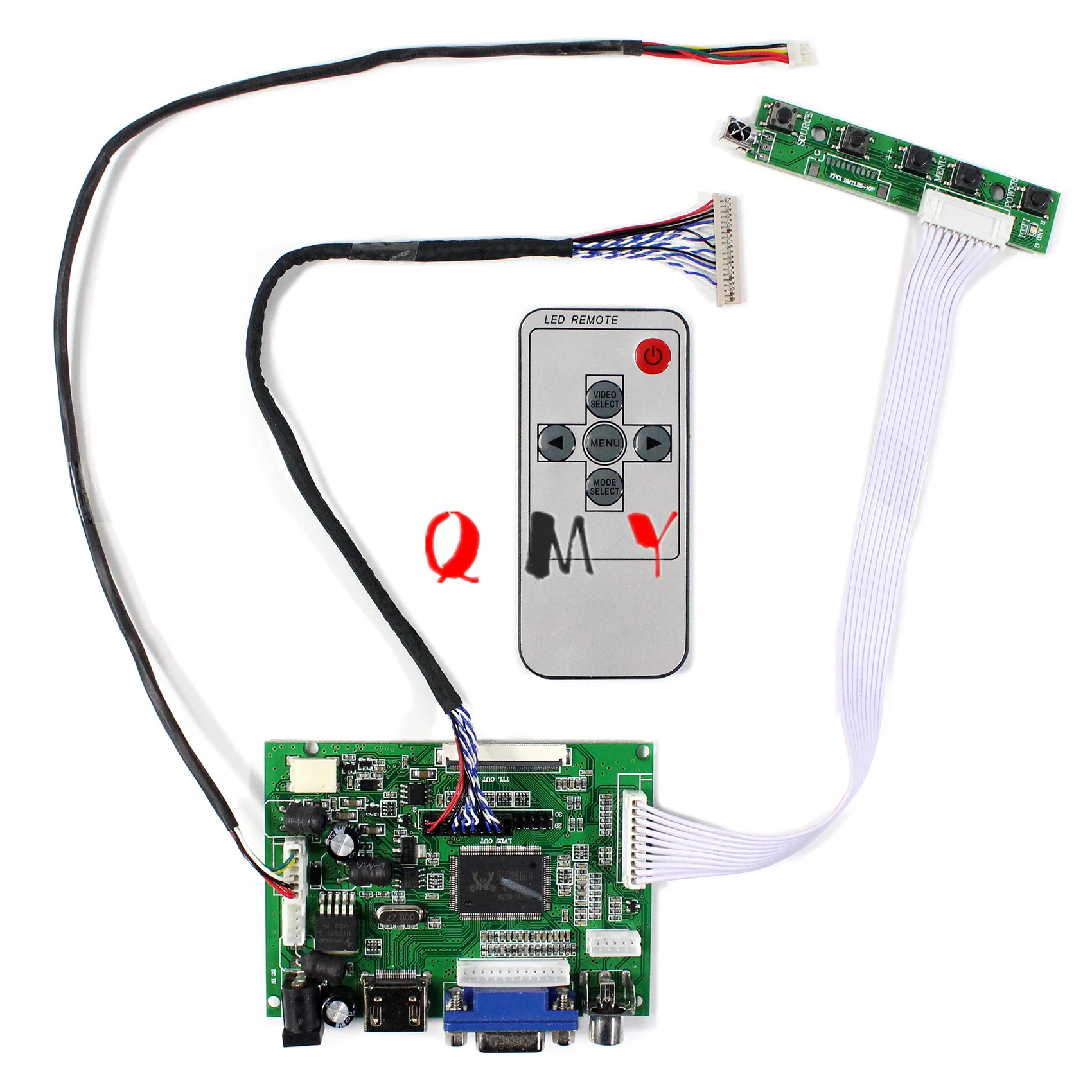 

HDMI VGA 2AV LCD Control board for 12.1inch LQ121K1LG52 1280x800 LCD Screen