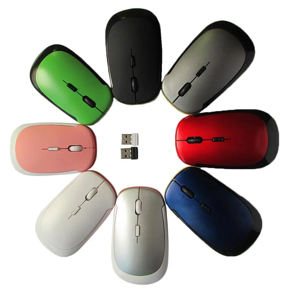 

2.4GHz Wireless Mouse Optical Ultra-thin Cursor Mouse Mice for Laptop PC with Receiver мышь беспроводная мышка беспроводная