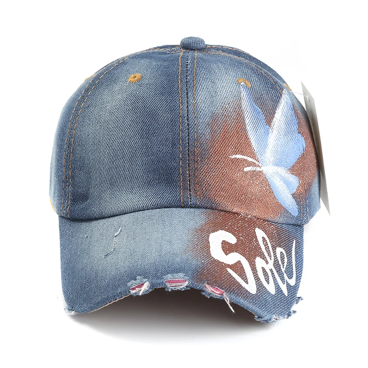 Винтажная джинсовая кепка для мужчин и женщин бейсболка в стиле хип хоп с