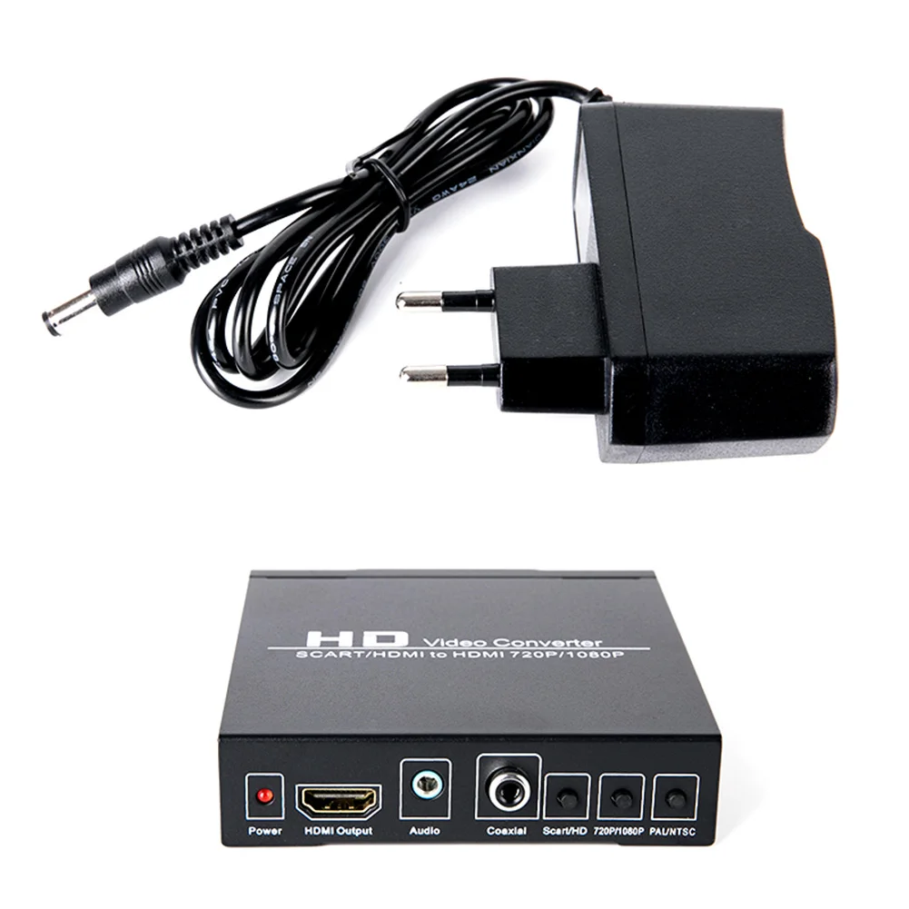 

Адаптер для видео и аудио SCART в HDMI конвертер адаптер питания преобразователь привода