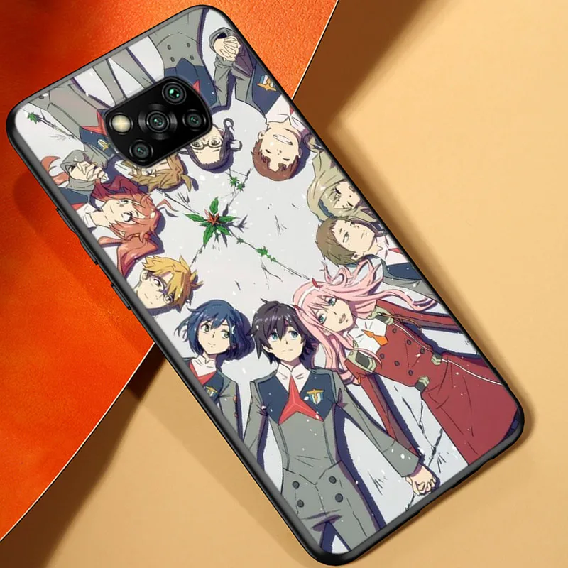 zero two darling in the franxx for xiaomi poco x3 nfc m2 x2 f2 c3 m3 pocophone f1 pro mi play mix 3 a2 a1 6 5 lite phone case free global shipping