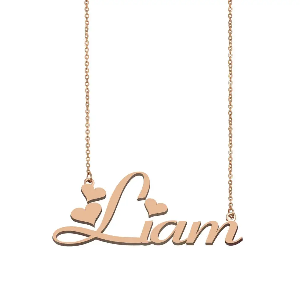 

Liam Name Necklace , Custom Name Necklace for Women Girls Best Friends Birthday Wedding Christmas Mother Days Gift