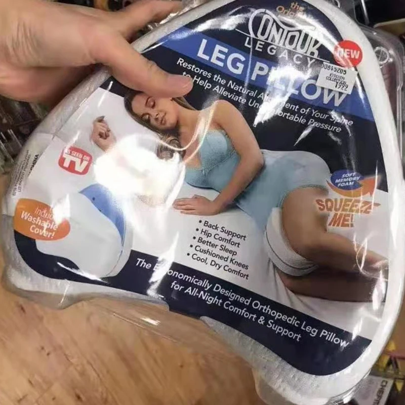 Ортопедическая подушка для ног из пены с эффектом памяти сна радикуса спины