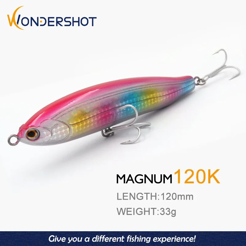Wondershot D07 горячая модель качественный карандаш 1 шт. 12 см 33 г жесткая Рыболовная