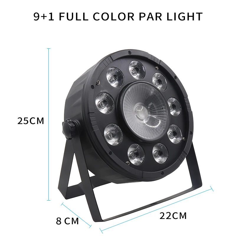Плоские светодиодные светильники Par DMX512 сценическое оборудование для диджея 24