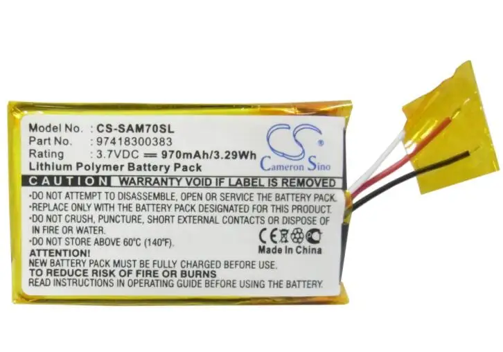 

cameron sino 970mah battery for SONY MX-M70 MX-M75 MX-M77 PMX-M79 PMX-M86 PMX-M88 PMX-M89 97418300383