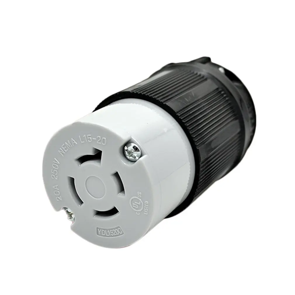 NEMA Generator Plug + Socket L15-20 L15-30 4 Prong Locking 20A or 30A 125V 250V Male And Female Ends Connector | Электроника