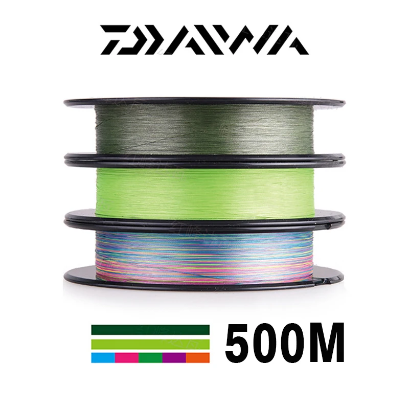 DAIWA J BRAIDED леска плетеная рыболовная из ПЭ 500 м сверхпрочная для рыбалки на карпа