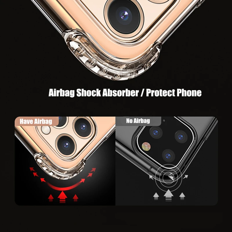luxury silicone phone case for iphone 13 12 11 pro mini xs max xr x 8 7 ultra thin slim shockproof soft clear cases back cover free global shipping
