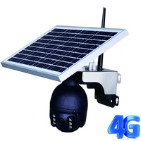 solar power outdoor ptz 1080p solar camera ai auto tracking camera with 15w solar panel