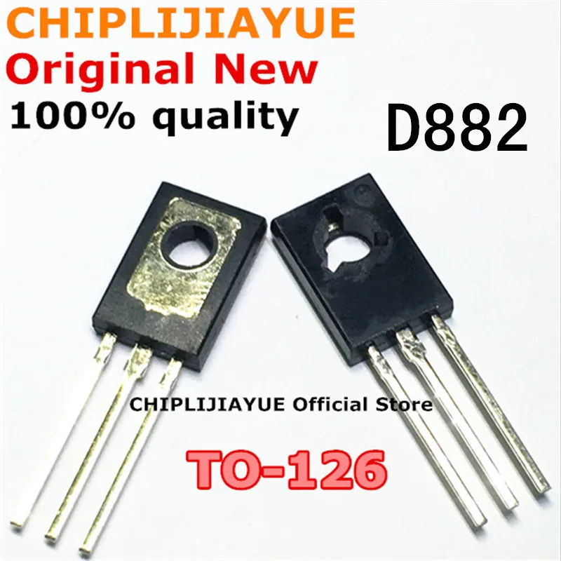 10 шт. D882 TO126 2SD882 TO 126 882 Новый и оригинальный микросхема IC|work work|ic chip100 pcs |