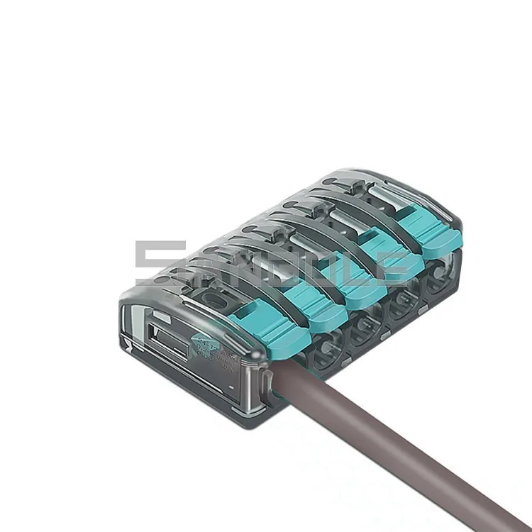 Клеммная колодка UBC-595 быстрое подключение 5P позиционная коробка освещение серия